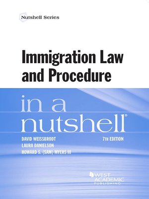 cover image of Immigration Law and Procedure in a Nutshell